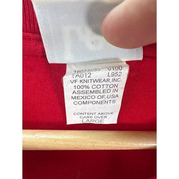 Vintage Lee Sport Indians Spring Training 2000 Shirt Sz L - Picture 5 of 7